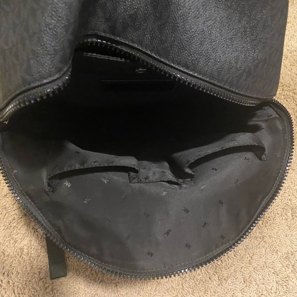 Michael Kors Black Monogram Backpack - image 5